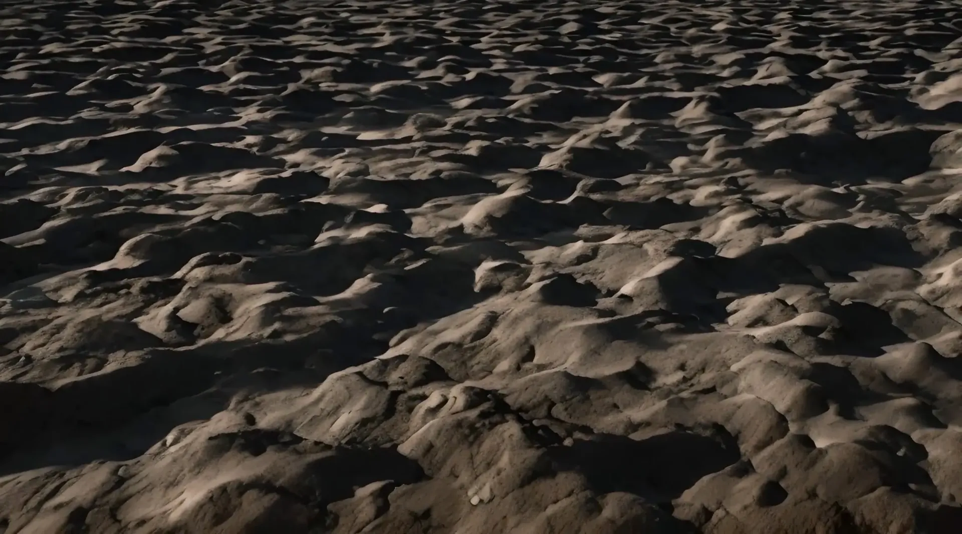 Moonlit Sand Dunes Cinematic Stock Video Clip